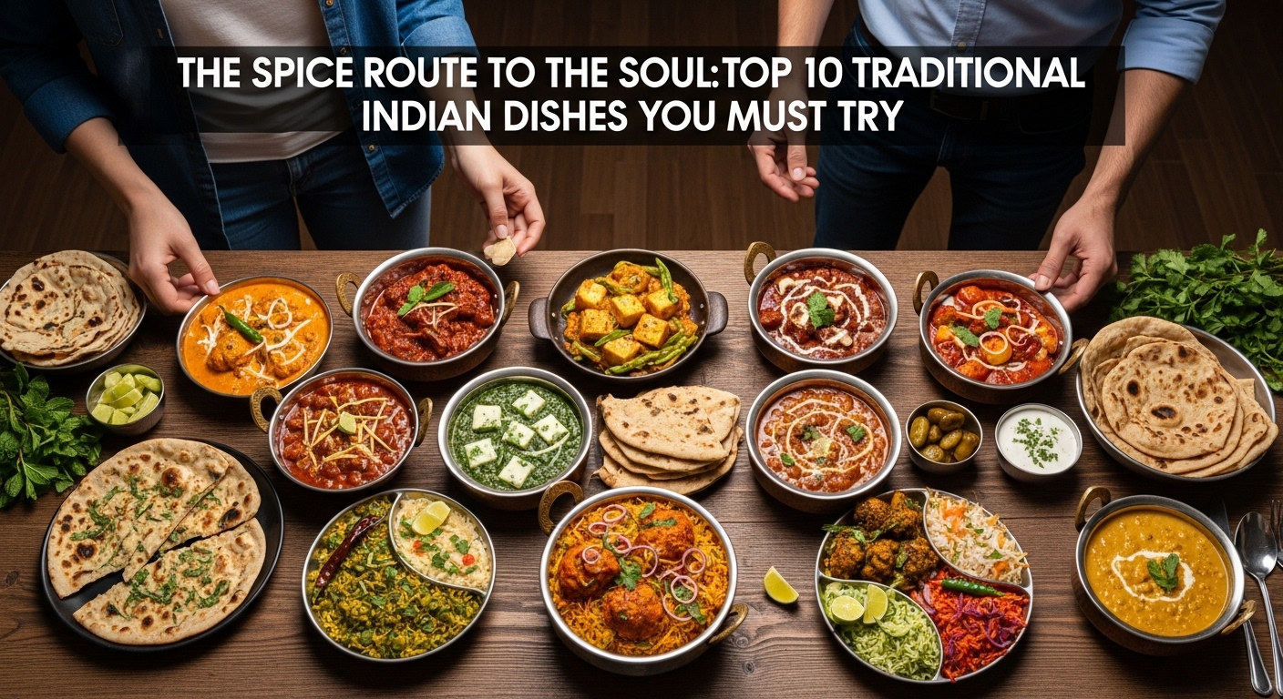The Spice Route to the Soul: Top 10 Traditional Indian Dishes You Must Try